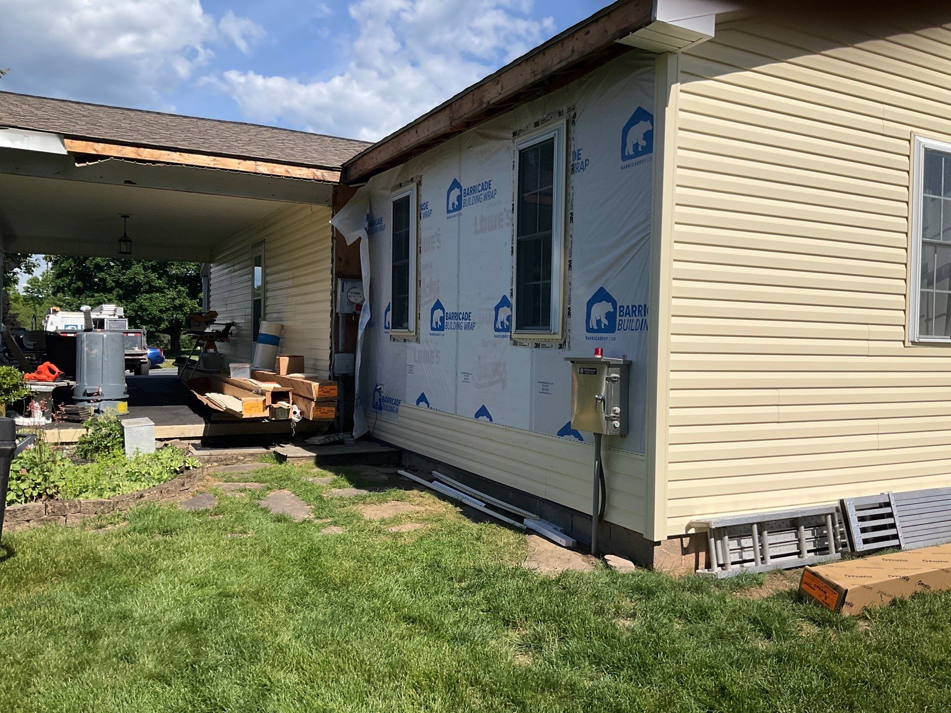 Halifax Vinyl Siding Replacement and French Door Installation by Esh Builders