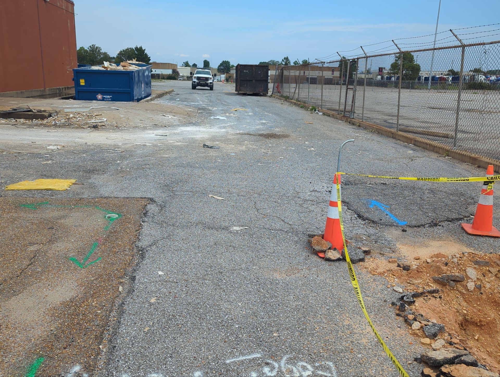 Comprehensive Utility Mapping and Ground Marking at a Memphis Industrial Site by Alsip Locating Service, LLC