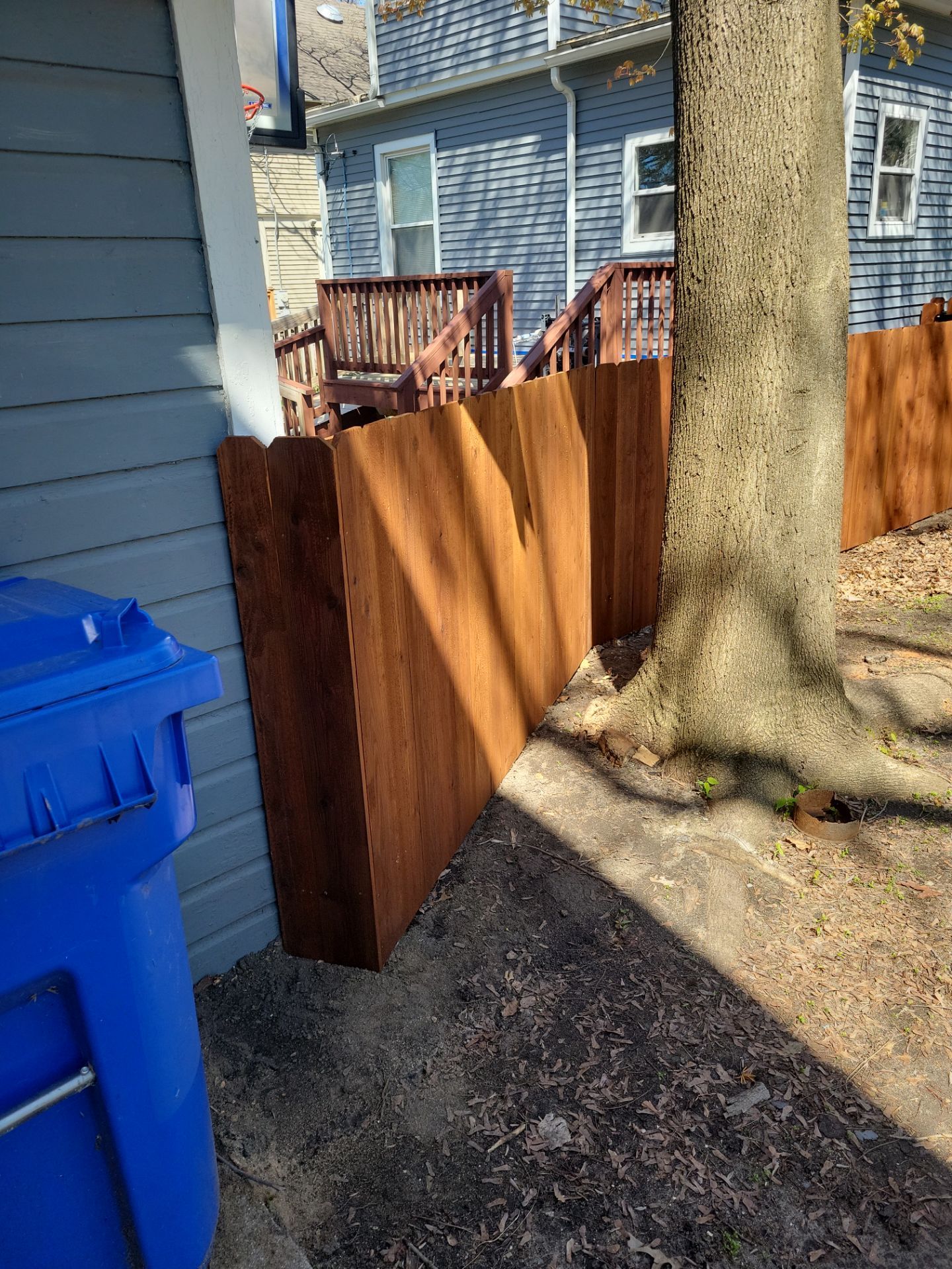 Project in Charles City by Perfect Picket Fence and Stain
