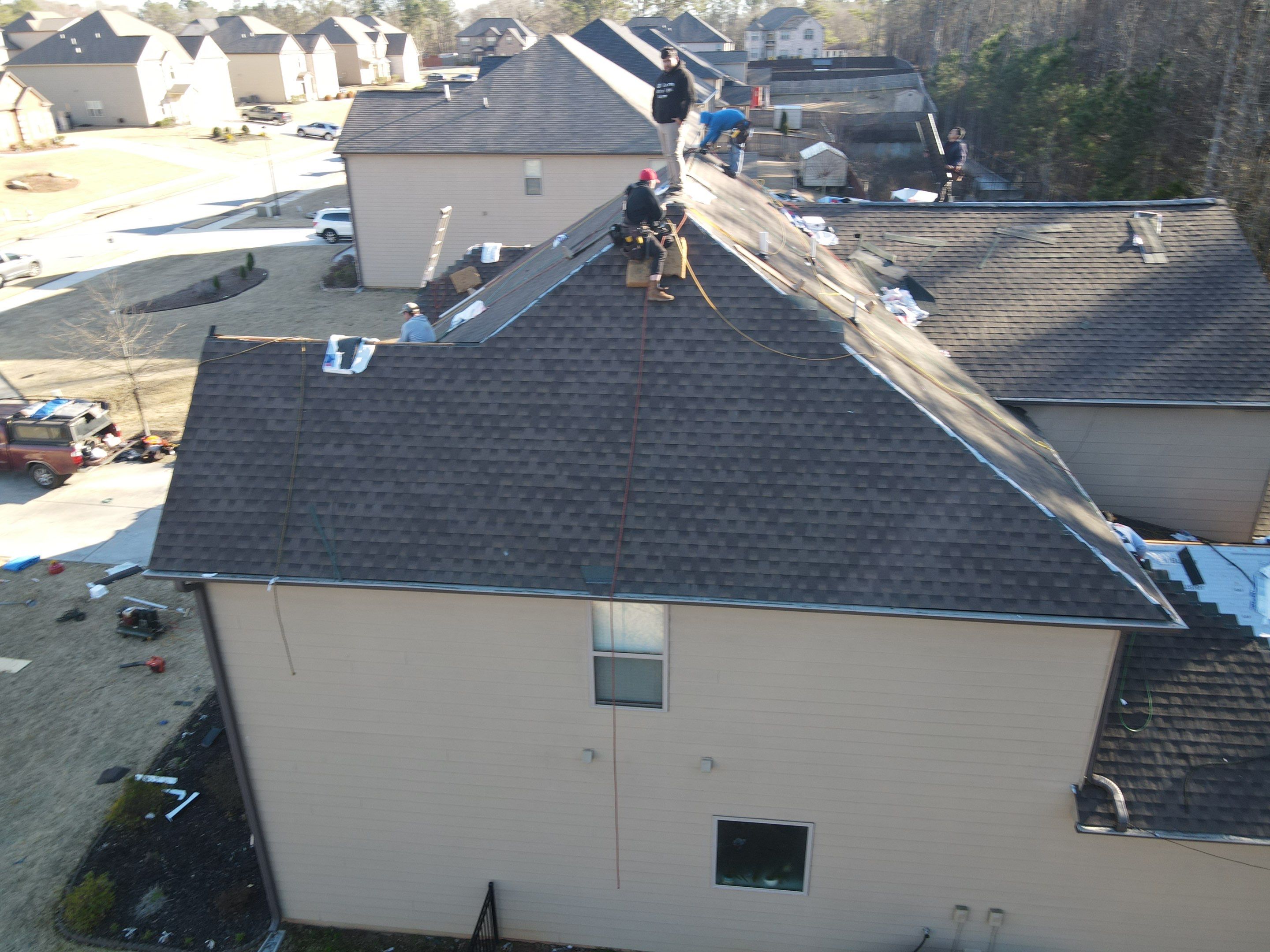 Residential Roof Replacement  using GAF Timberline HDZ Barkwood by Furman Quality Roofing 