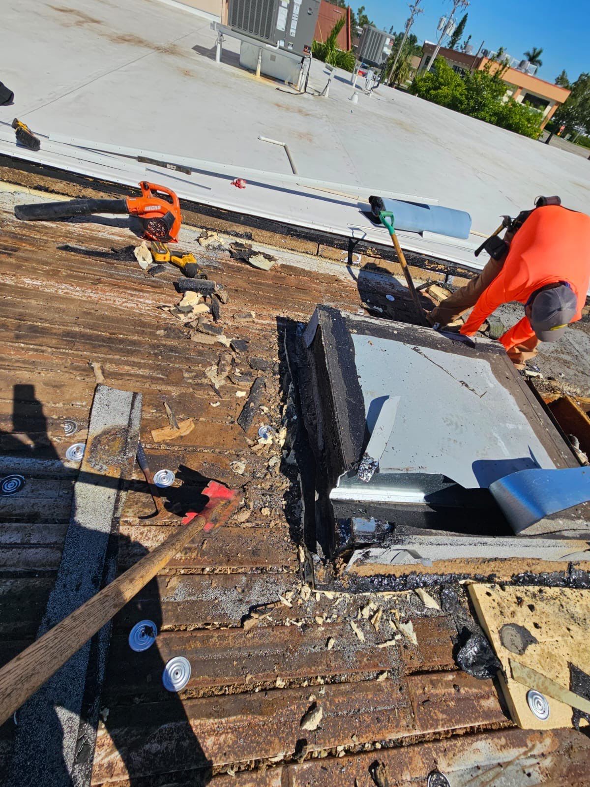 Commercial Roofing Installation using BUR by Four Peaks Roofing