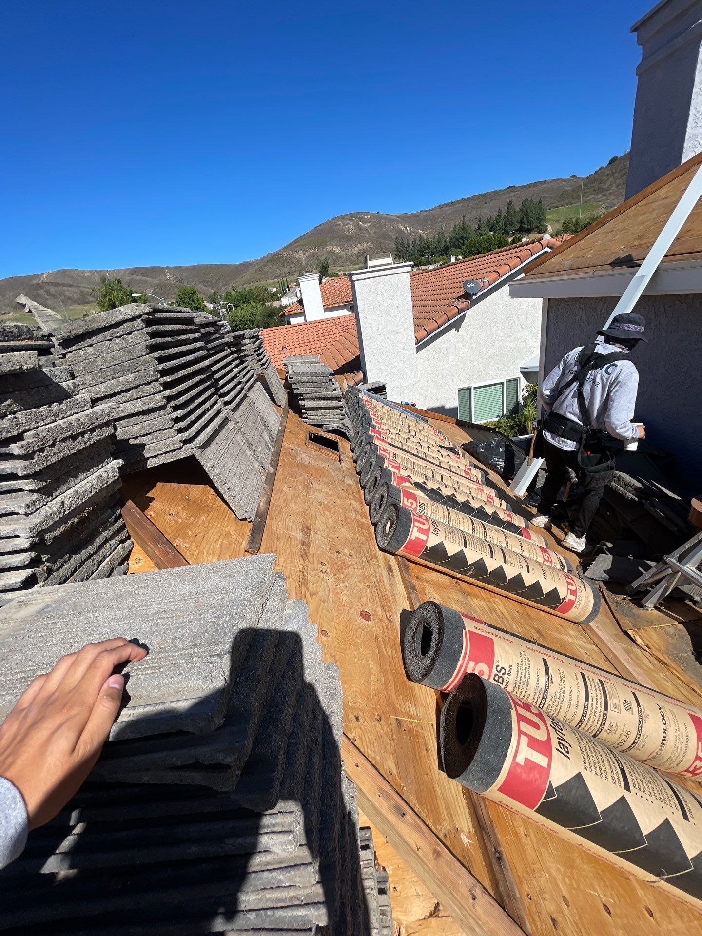 Tile Roof Reset Project - Agoura Hills CA 91301 by Epic Roof Replacement