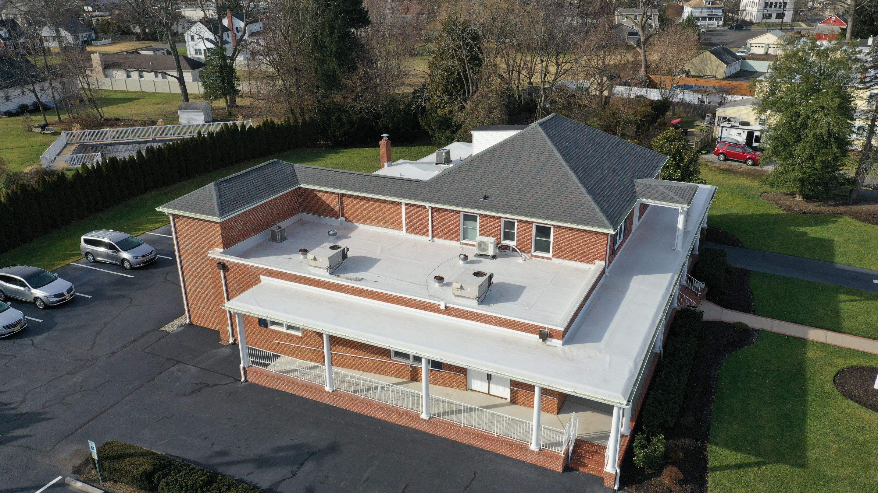 Commercial Roofing Installation using GAF Timberline / GAF TPO by All Site Roofing