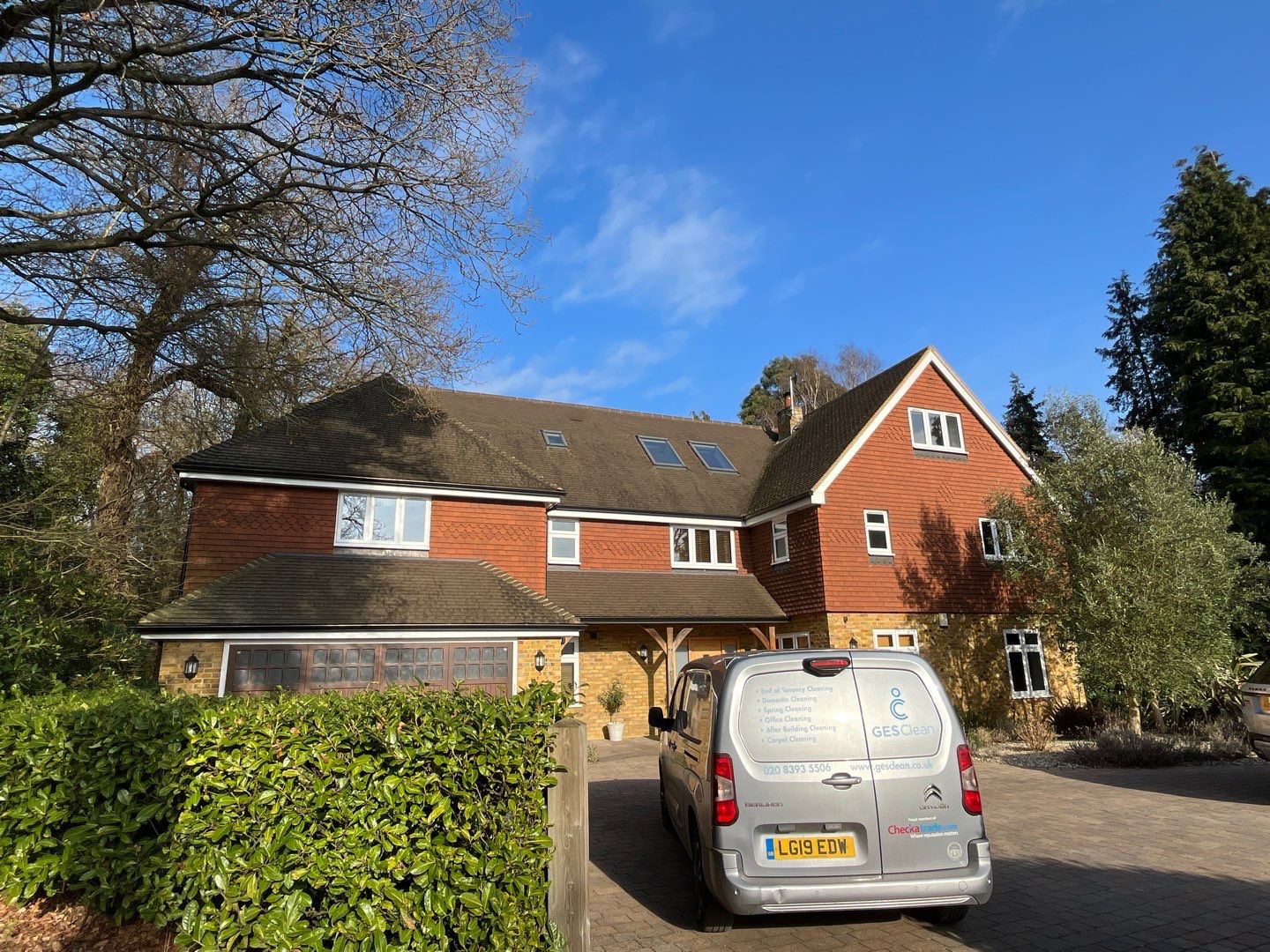 Exterior Clean - Roof - Patio using Honda 15lpm Low Pressure Washing Machine by Ges Exterior Cleaning ltd