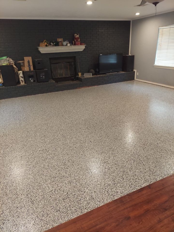 Interior Concrete Coating with Domino by Copperhead Coatings