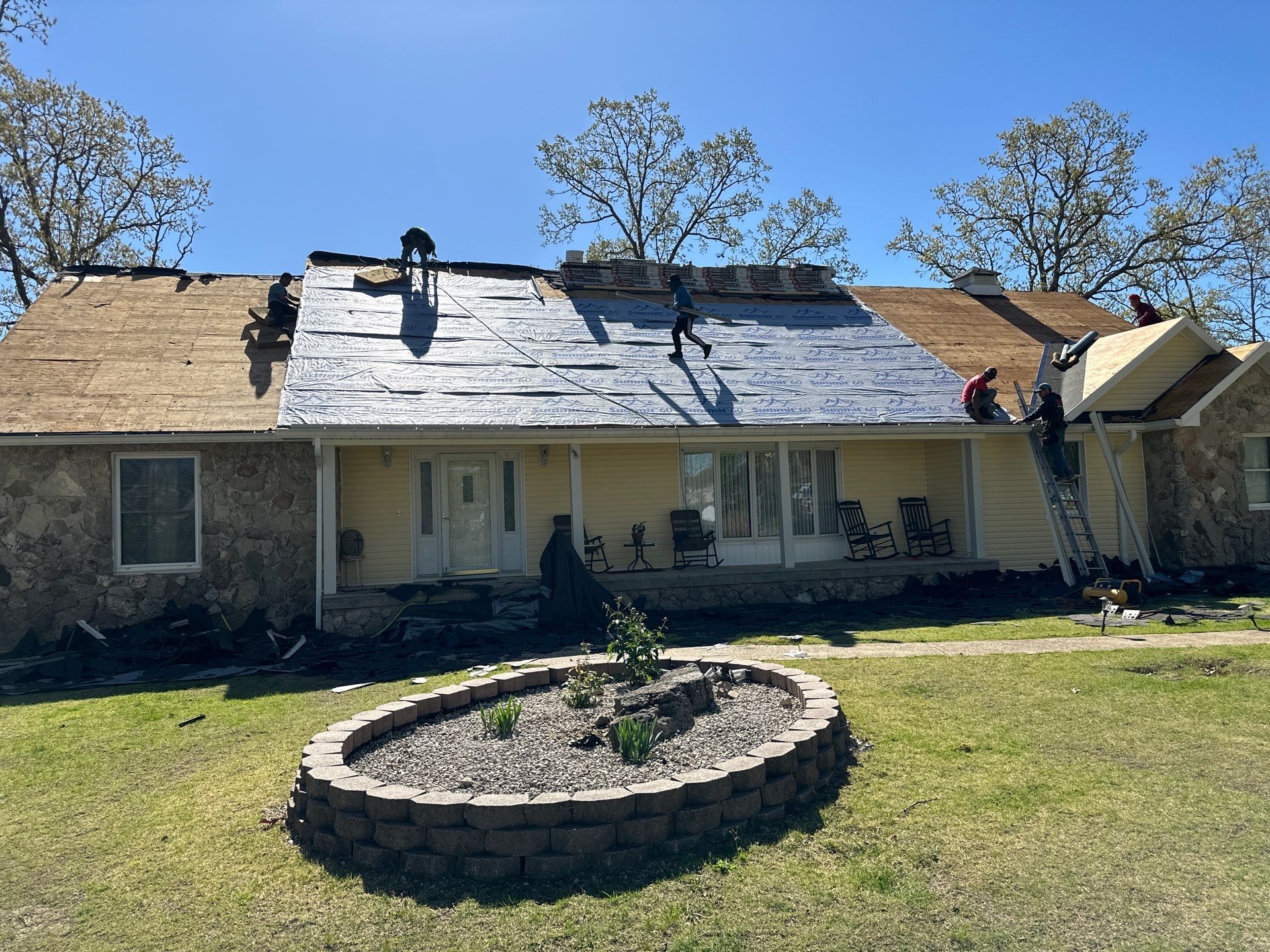 Residential Roofing & Gutter Guards Install  by Titan Commercial & Residential Roofing 