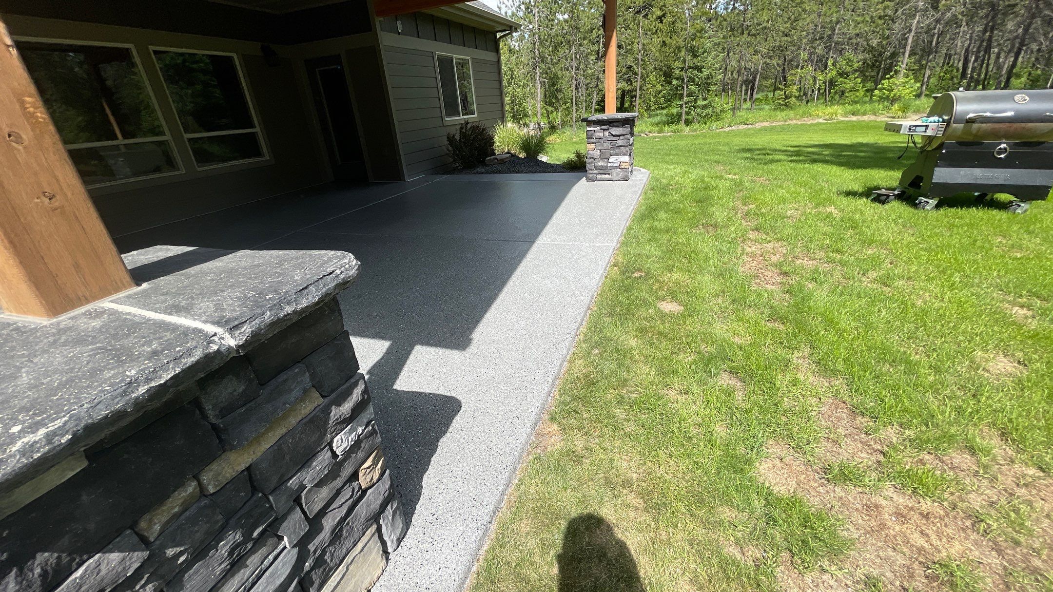 Patio Transformation using Slate Hybrid by Croc Coatings, LLC
