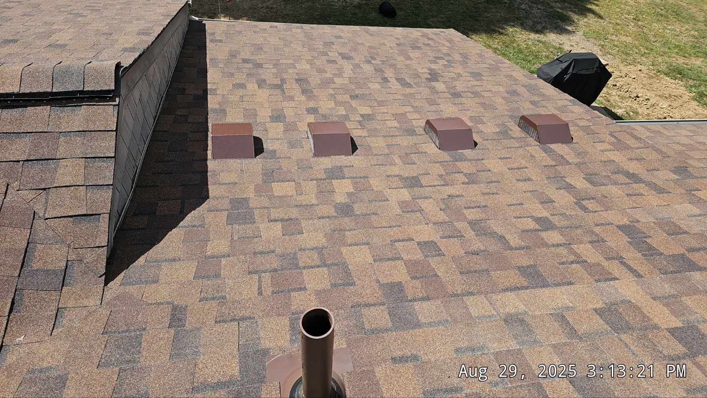 Atlas Pinnacle, Color, Burnt Hickory, Drip Edge, Color, Royal Brown by Eagle Eye Roofing