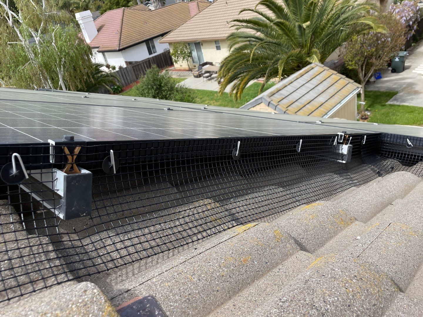 Solar Panel Bird Proofing-Morgan Hill by All One Solar Shine