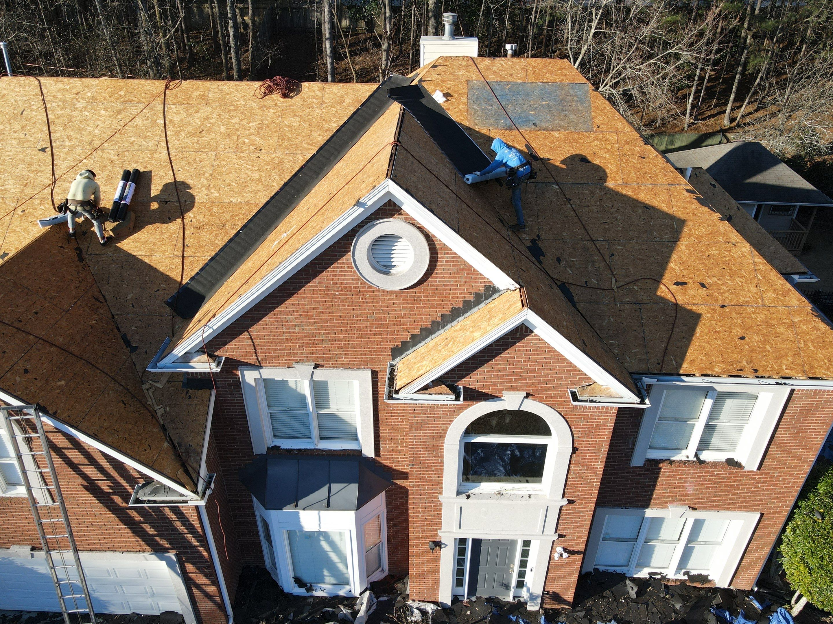 Residential Roofing Installation using Owens Corning by Inspector Roofing and Restoration