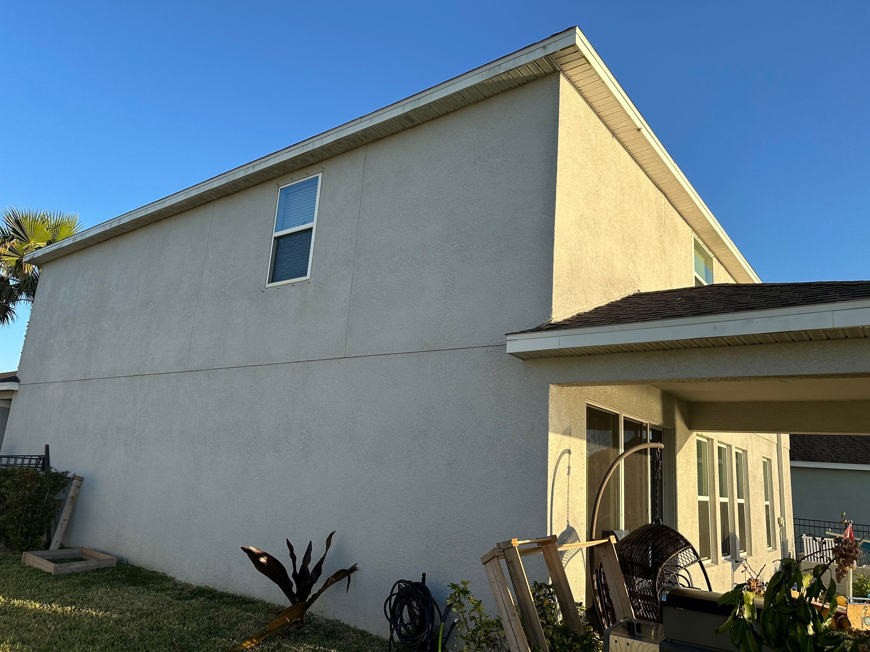 2-Story House Wash & Paver Driveway Cleaning in Trevesta Community, Palmetto, FL | Sunshine AquaWash by Sunshine AquaWash