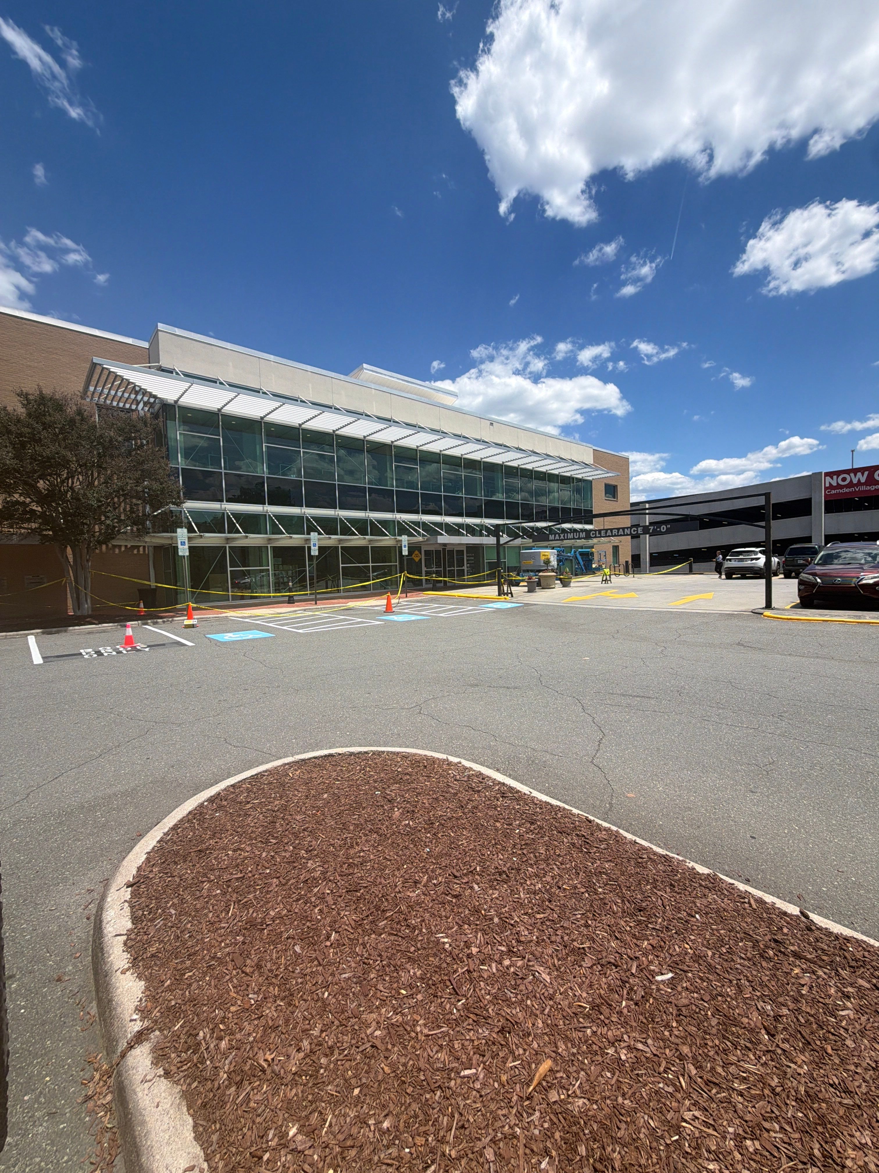 Exterior Joint Sealing – Canopy Entrance by Billy Weatherspoon Contractor