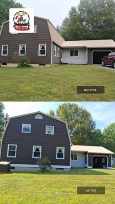 Exterior Repaint With Trim Replacement