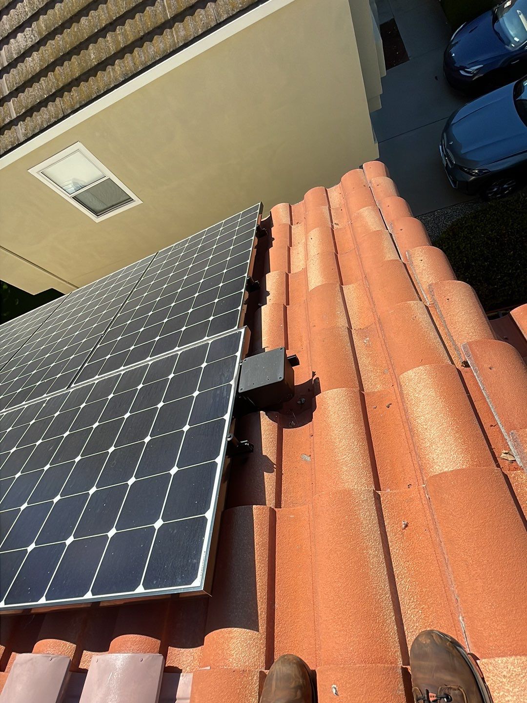 Solar Panel Bird Proofing using Critter Guard Mesh by All One Solar Shine