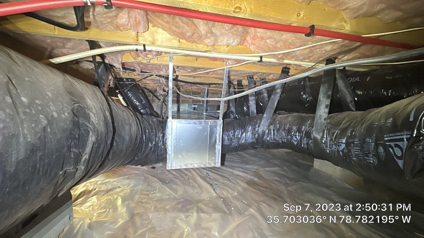 Trane Gas Package Unit Install by Nick's Mechanical LLC.