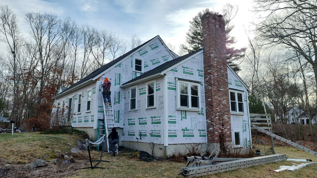 Siding installation in Natick, MA by UBrothers Construction