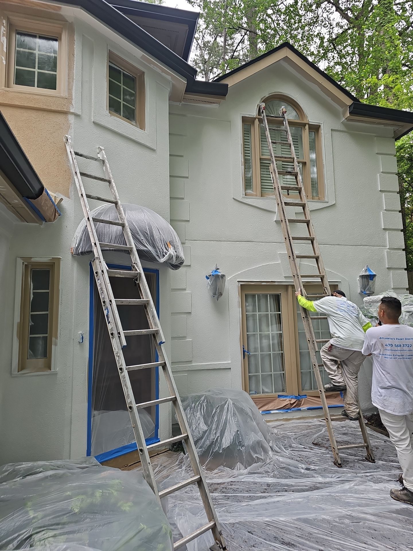 Full Exterior Transformation in Atlanta by Atlanta's Paint Doctor