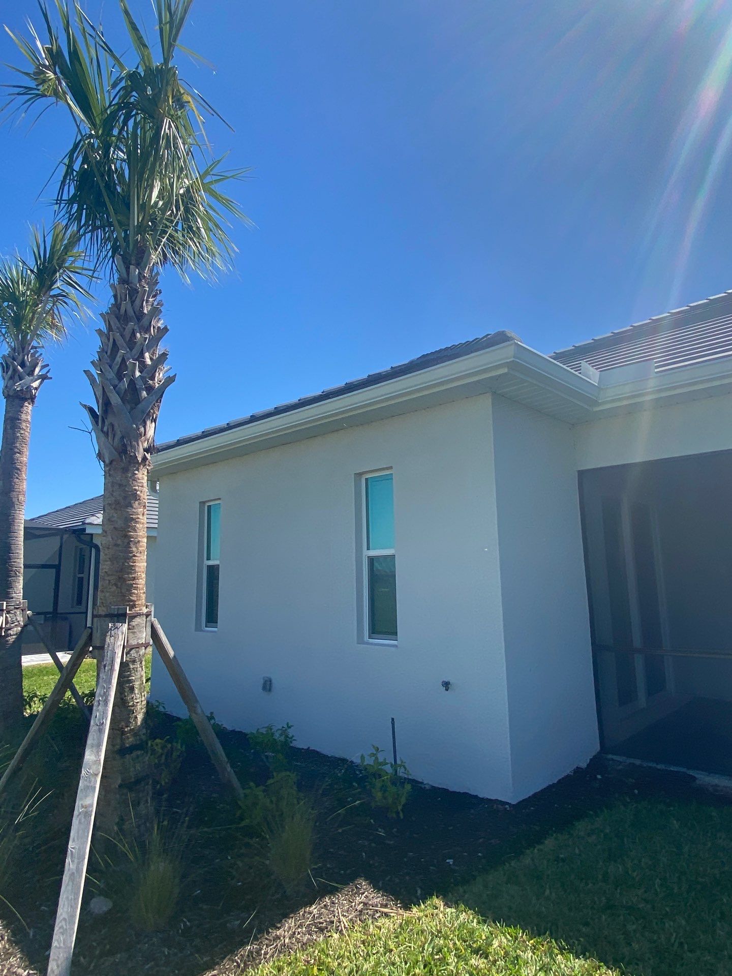 3x4 Elbow Gutter Installation in Punta Gorda FL by Gutter Professors