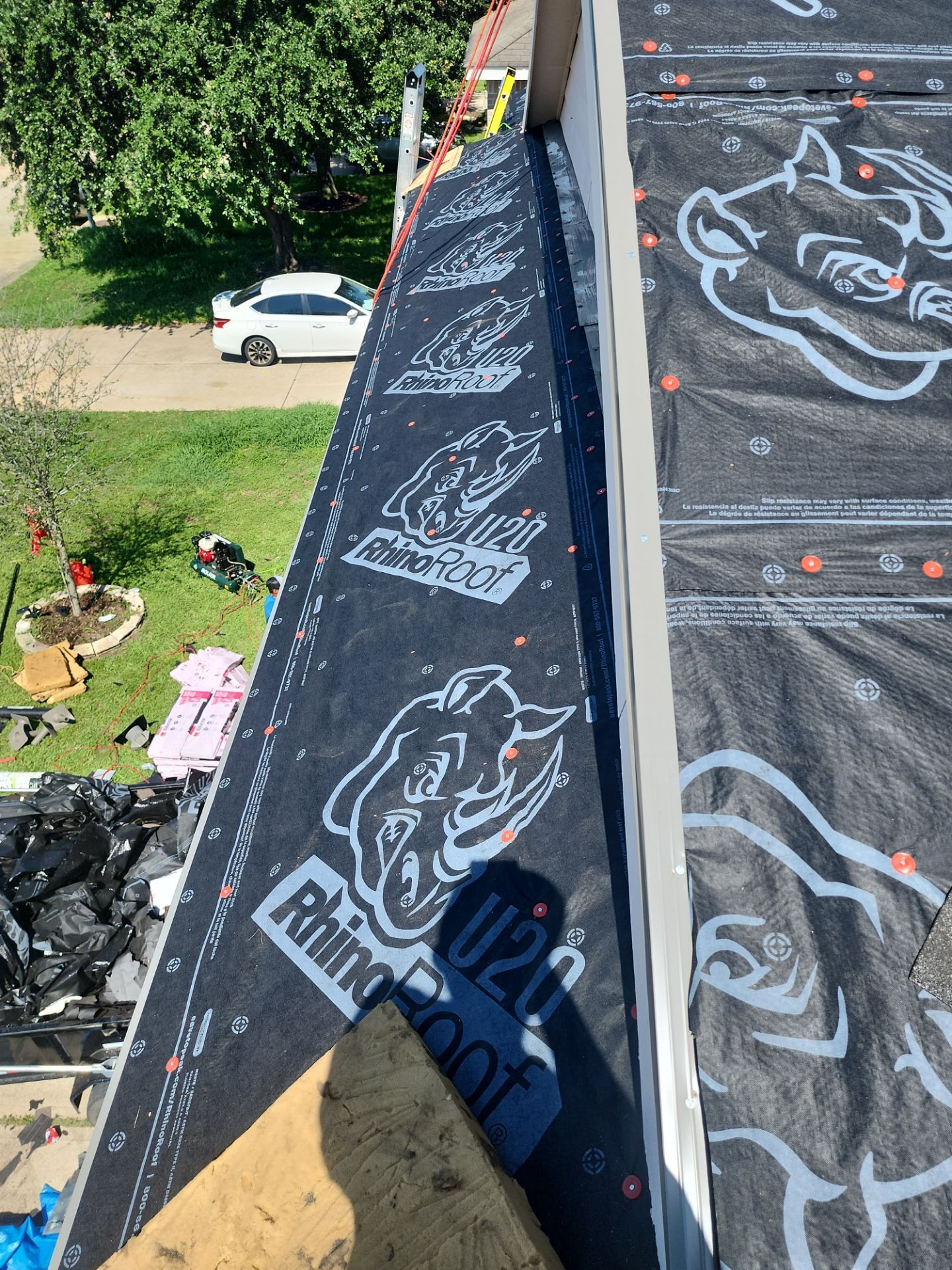 Residential Roofing Installation using Owen's Corning Duration (Lifetime) Shingles by Roof Repair Company