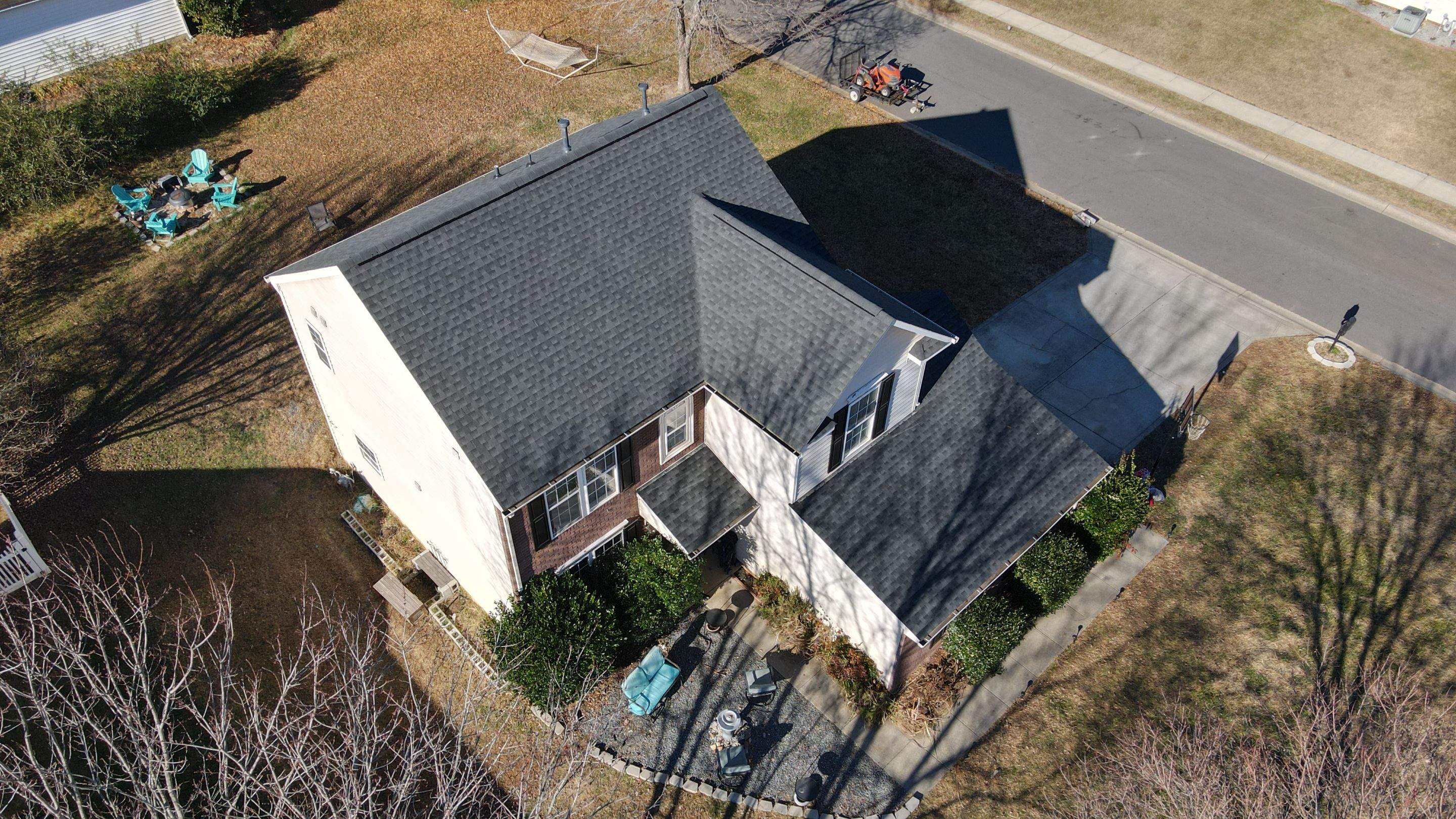 Residential Roofing Installation using GAF Timberline HDZ Charcoal by RISE Roofing & Restoration, LLC