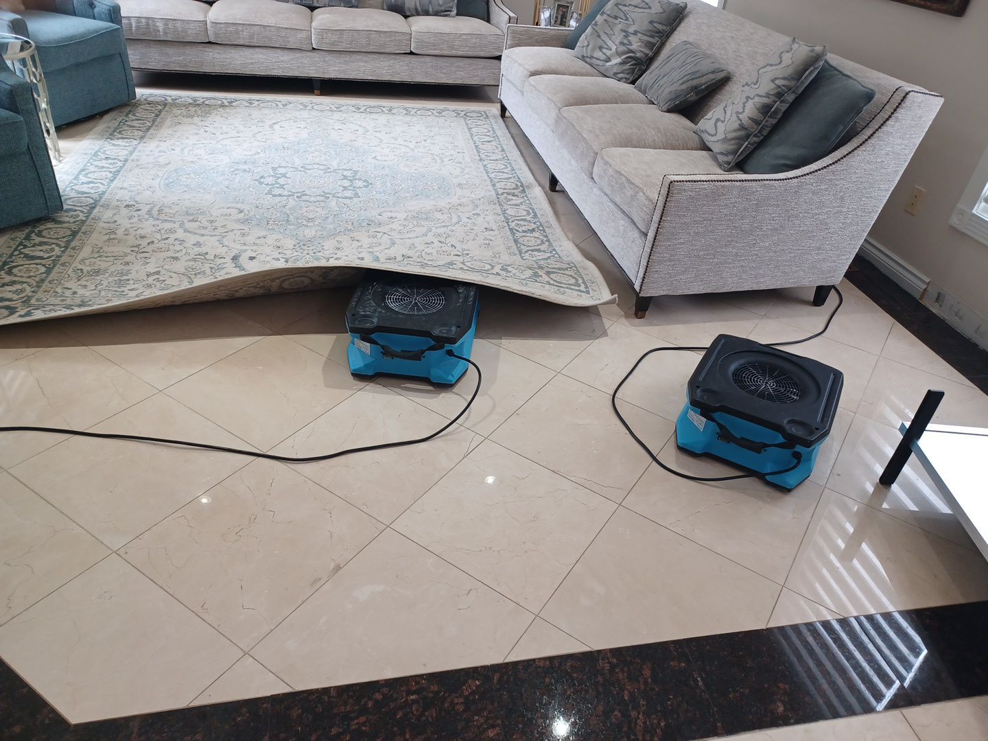 Project in West Bloomfield Township by EzDry Water Mitigation & Property Restoration