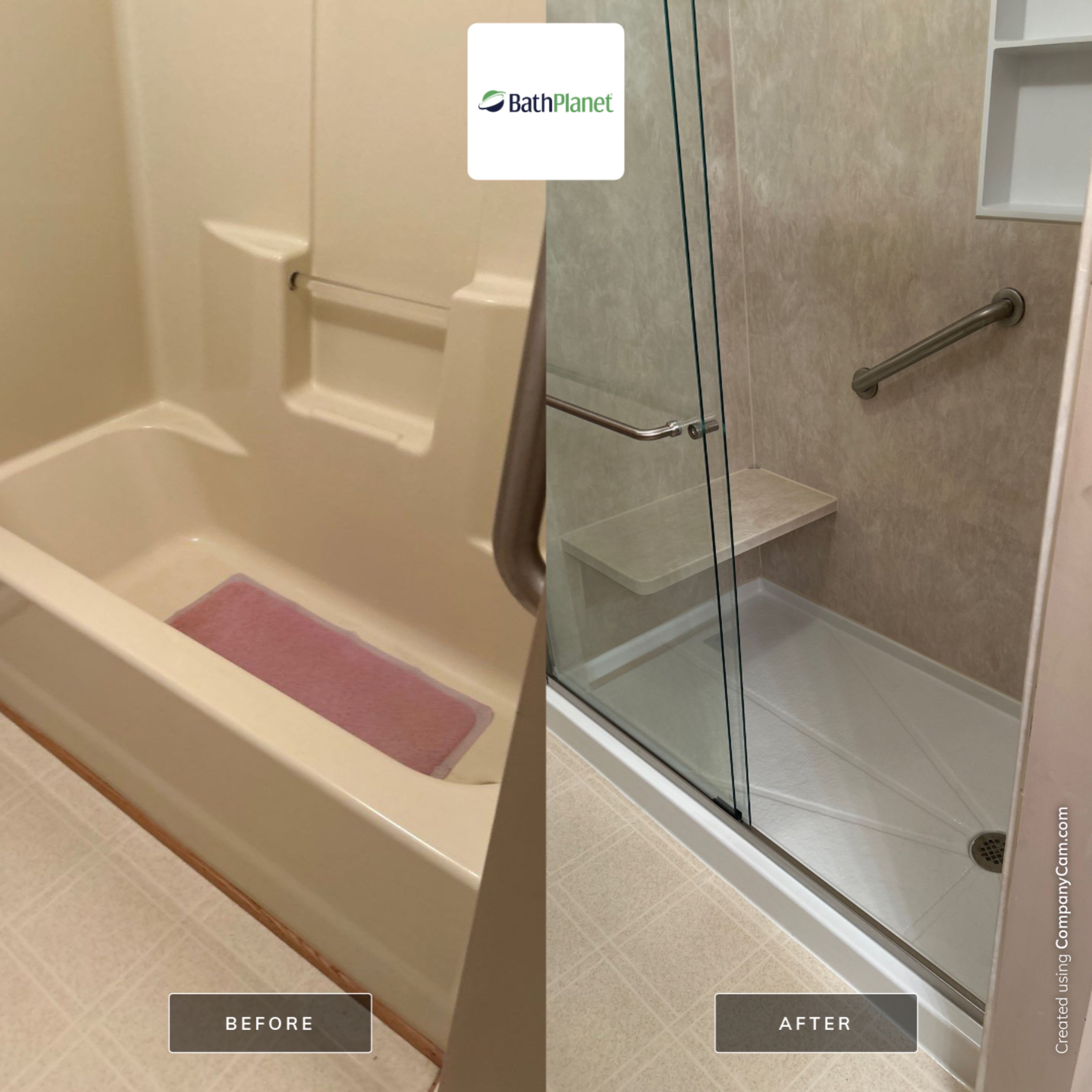 Tub to Shower by BathPlanet SW Virginia