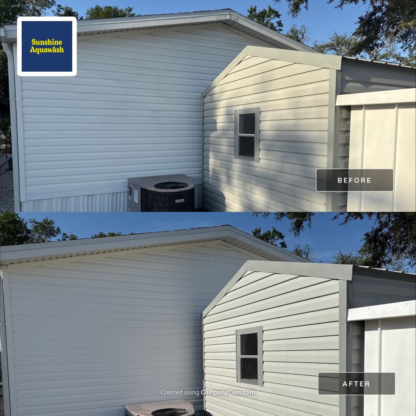 Mobile Home House Wash | Fisherman’s Cove RV Park | Terra Ceia, FL by Sunshine AquaWash