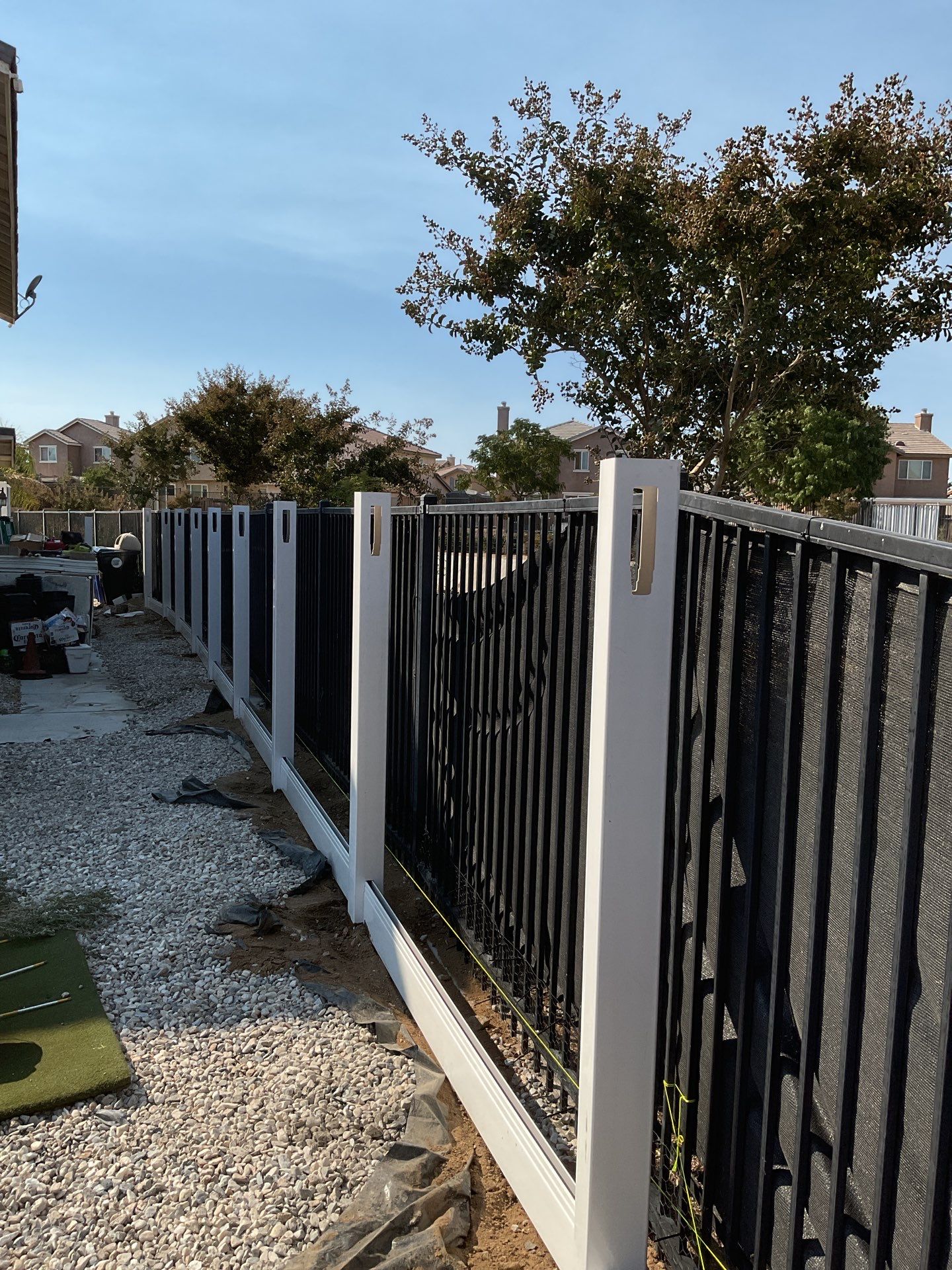 Fence Installation using Vinyl by Fence Guys Inc.