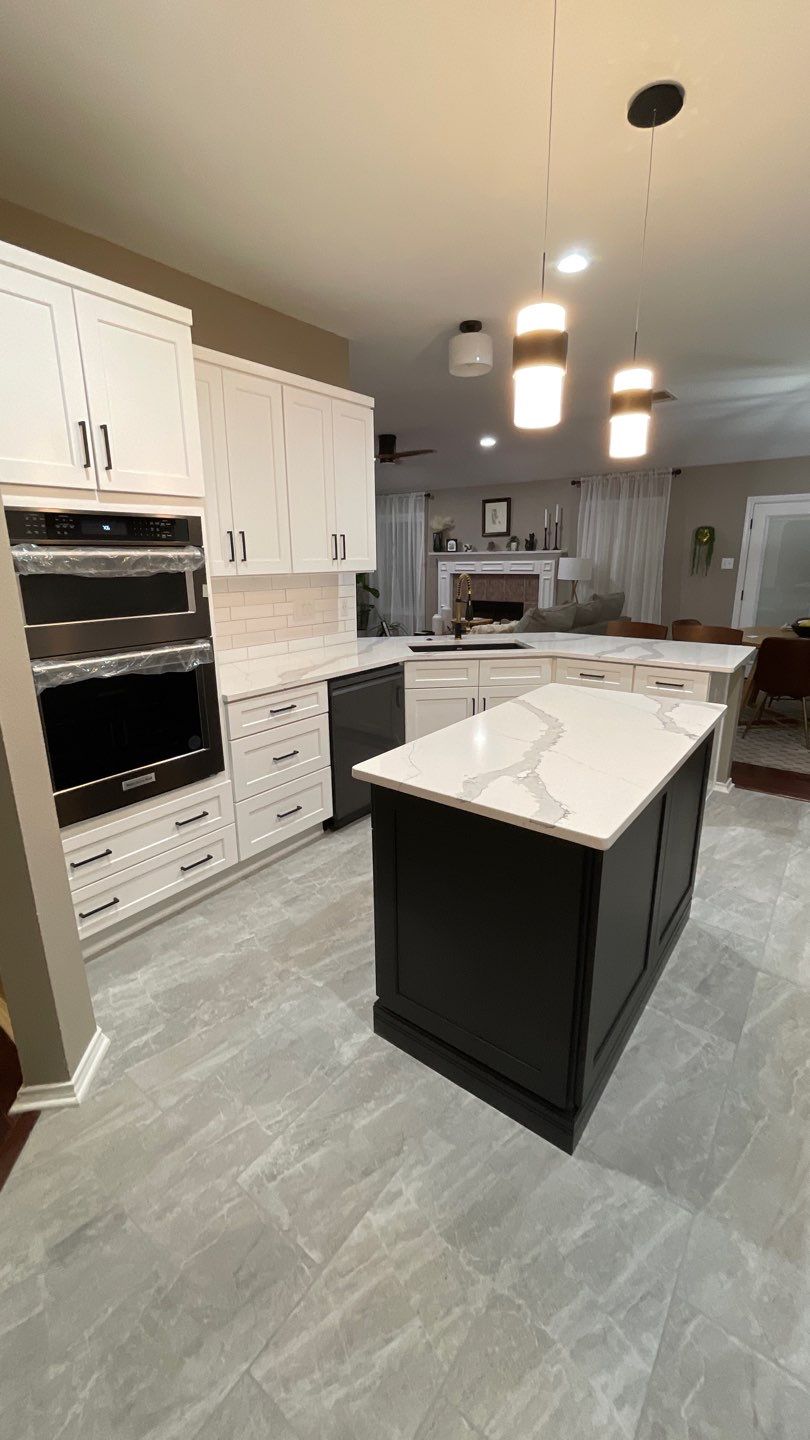 Northwest San Antonio Kitchen Remodel | Bright White Cabinets & Open Layout by Legacy Bath and Kitchen 