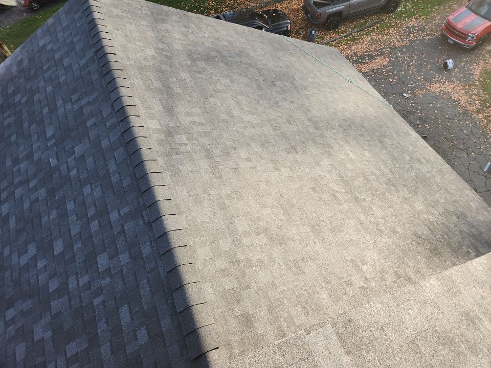 Residential Roofing Installation using Owens Corning TruDefinition Onyx Black by A Plus Exterior