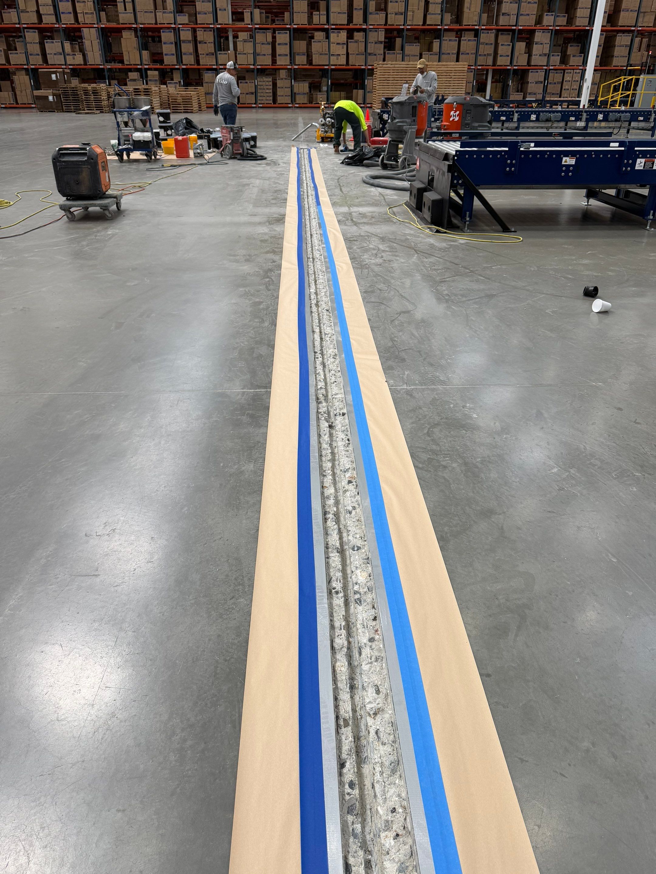ULINE Stabilization of Deflecting Concrete Floor Panels in Ontario by Elite Concrete Restoration