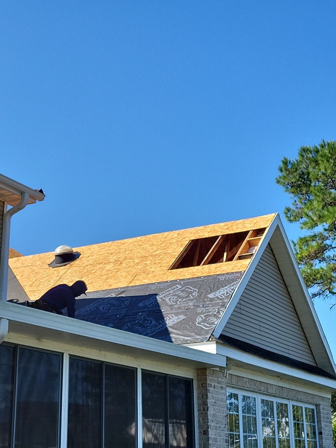 Residential Roofing Installation using Rhino Roof in Leland, NC by RGR Construction and Roofing, LLC