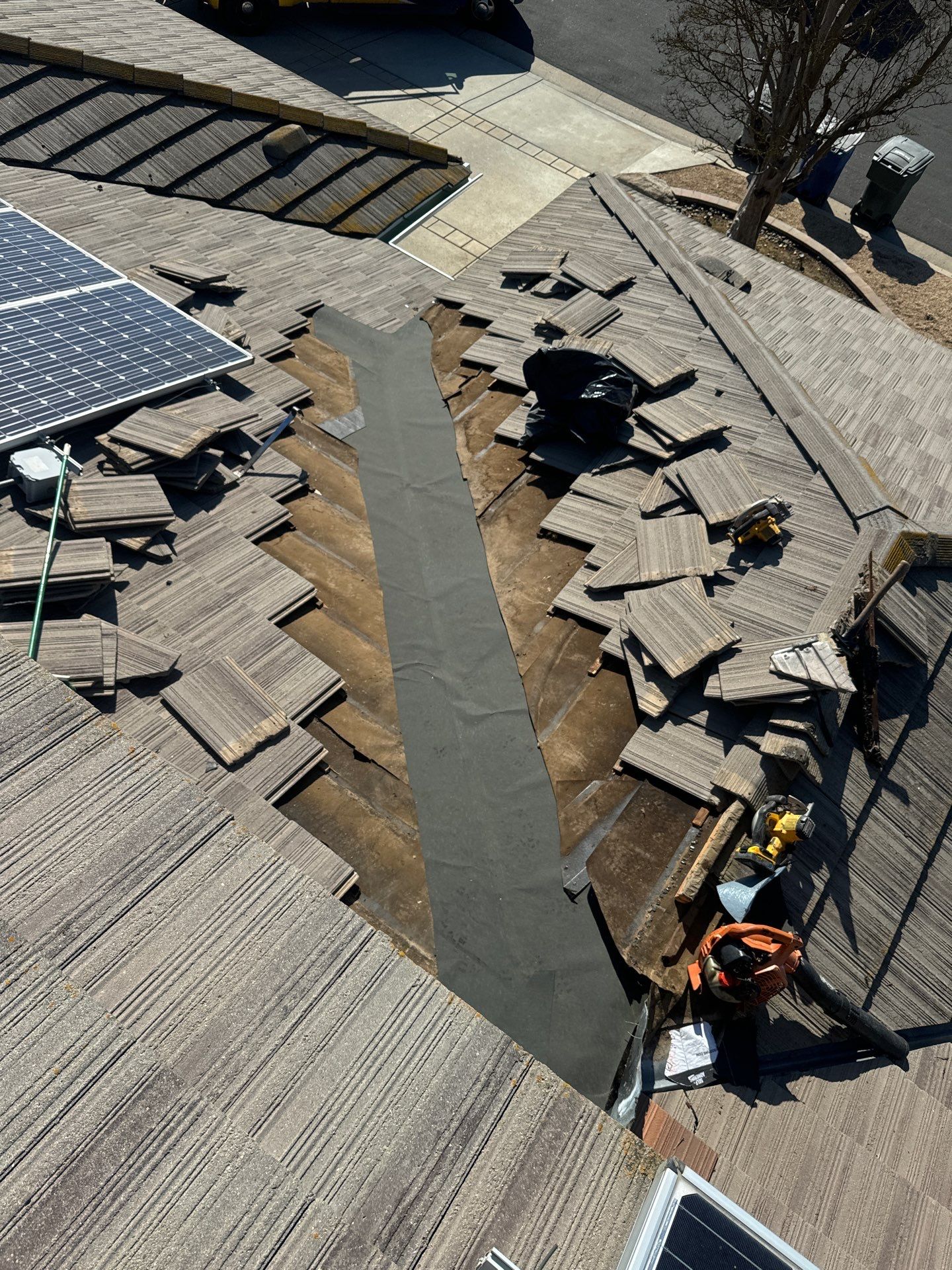 Solar Roof Leak Repair  by Grandmark Service Company