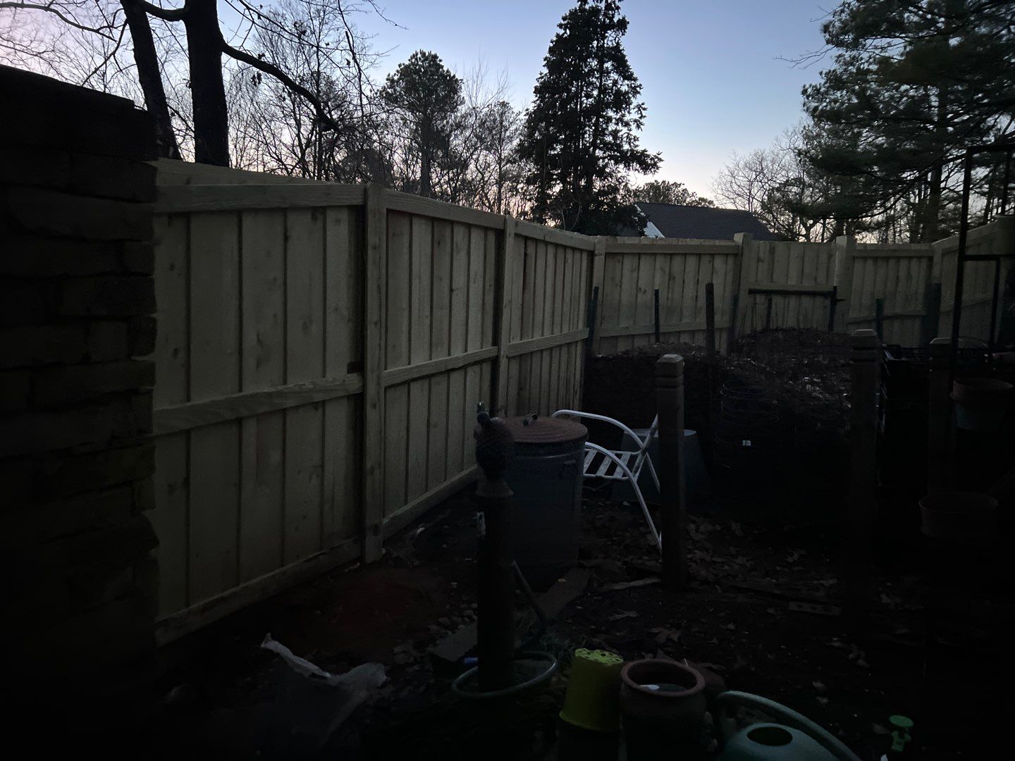 Wendover Drive - Fence by Pillar and Pine