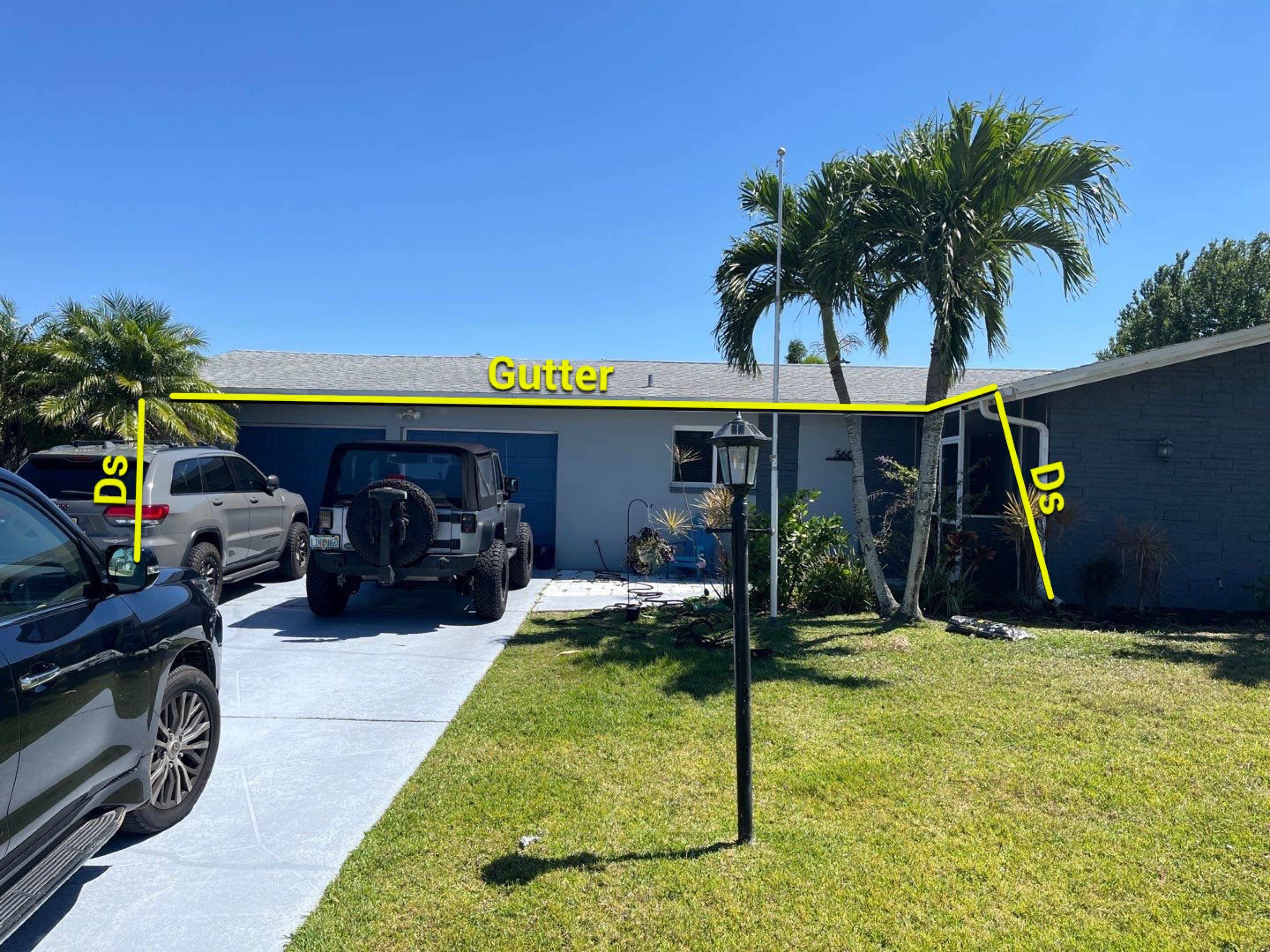 Seamless Gutters in Cape Coral FL by Gutter Professors