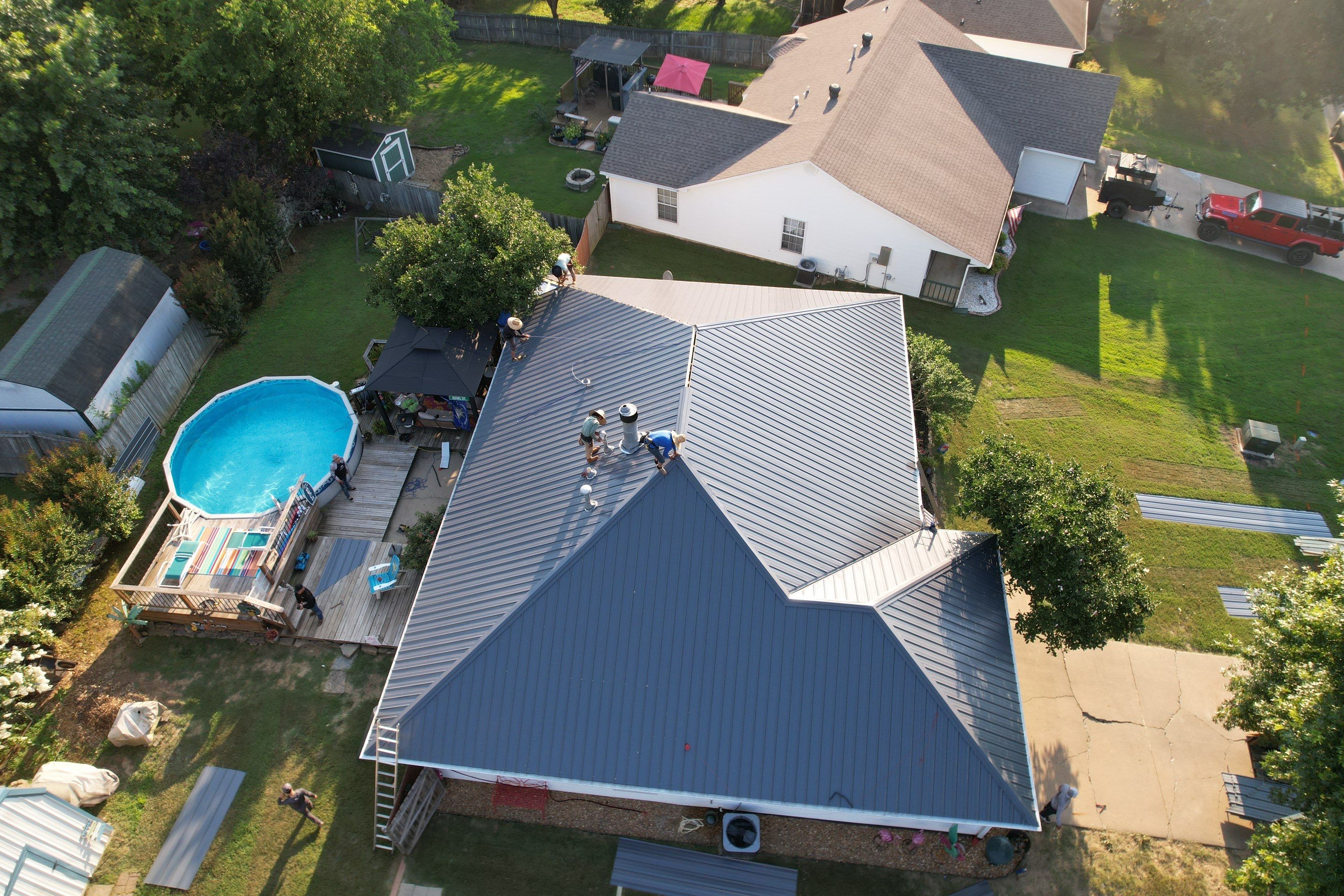 Metal Roof Replacement: 26 GA. Residential Metal Panels by Hostetler Roofing