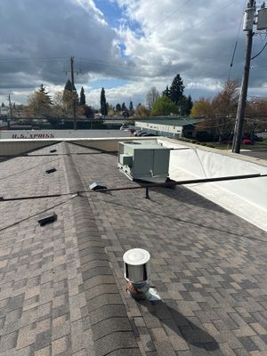 Commercial Roofing Installation using IKO Dynasty & GAF 60Mil TPO