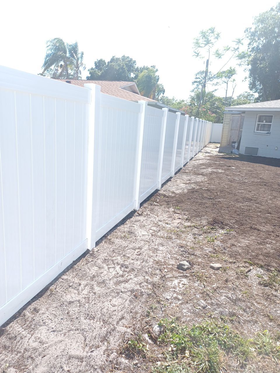 Bradenton, FL 6ft. Tall White Vinyl Privacy Fence by Asap fence and gates, LLC