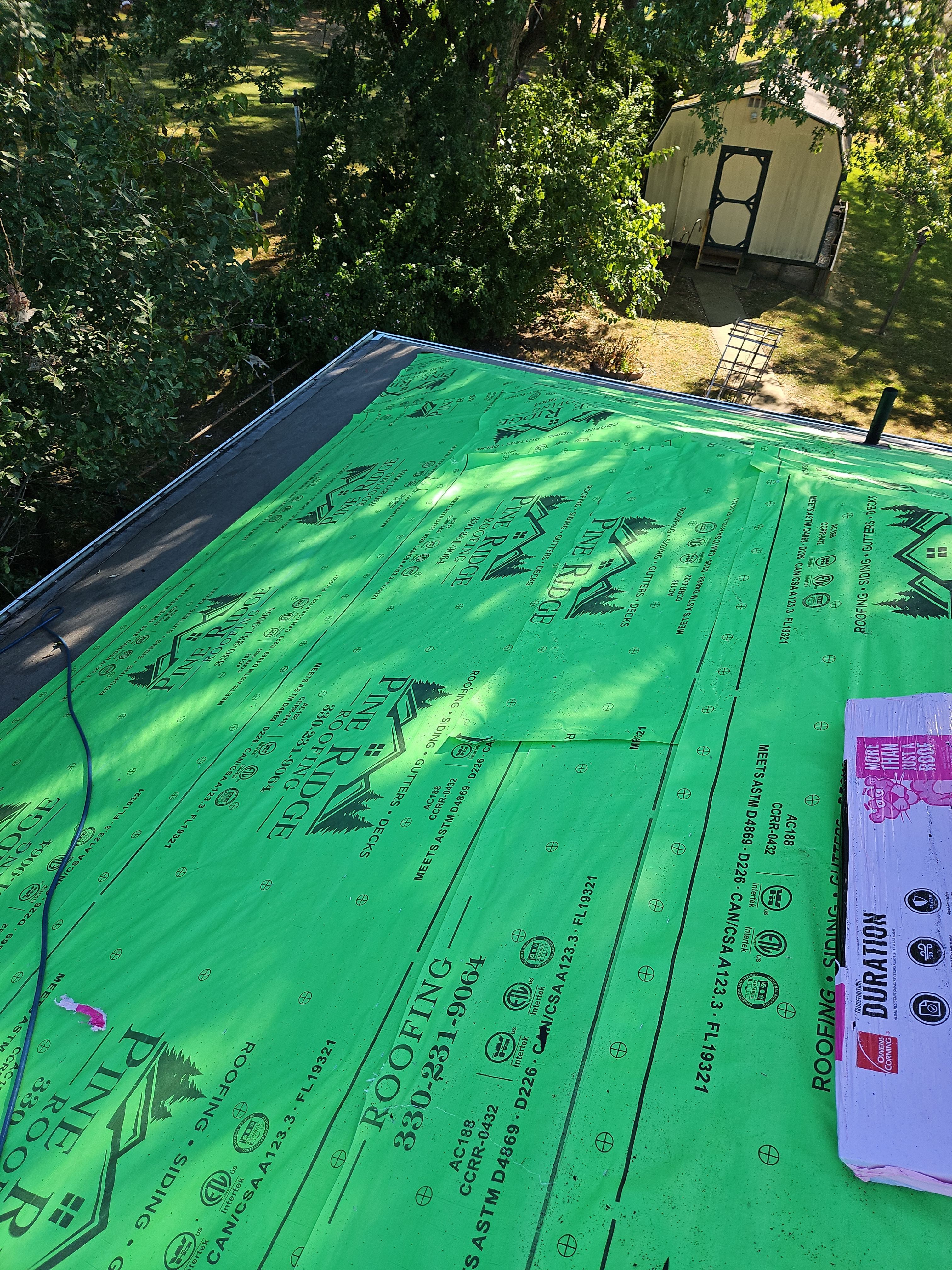 Steubenville Ohio Shingle roof Installation by Pine Ridge Roofing LLC