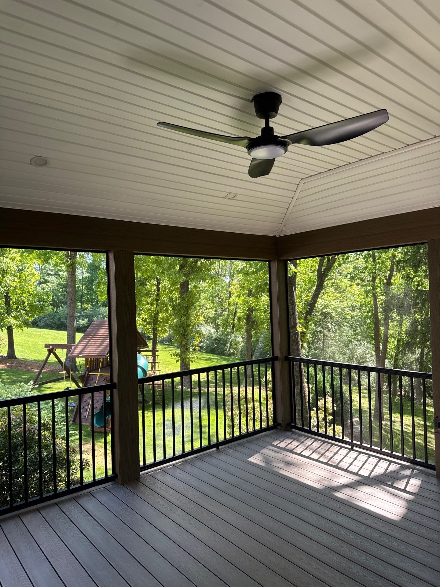 New Deck With a Screened In Porch In Mendham, New Jersey by deck guardian
