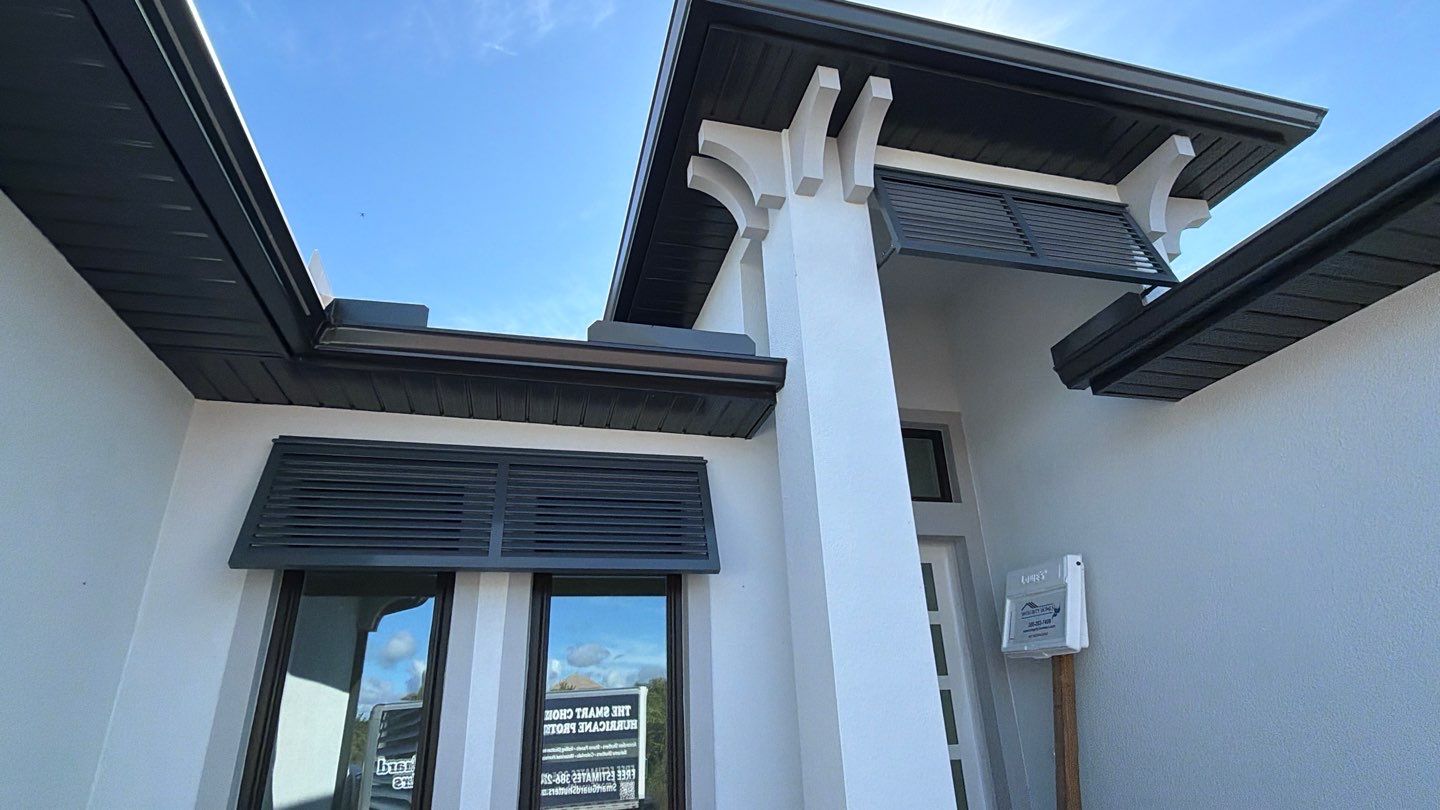 Decorative Bahama Shutters by Smart Guard Shutters