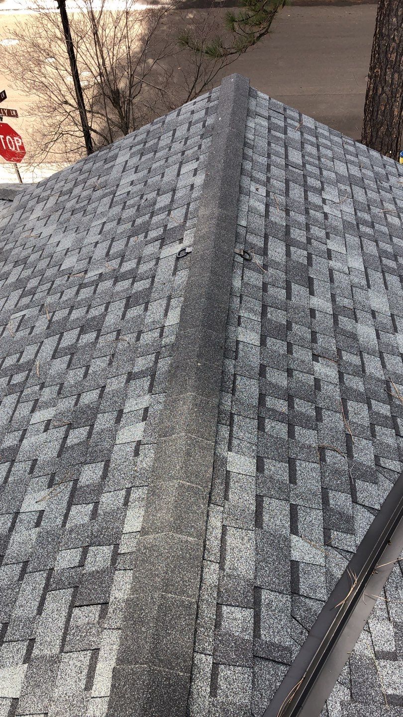 Attic Insulation, Roofing, and Solar for this in-town home by Byers Enterprises 