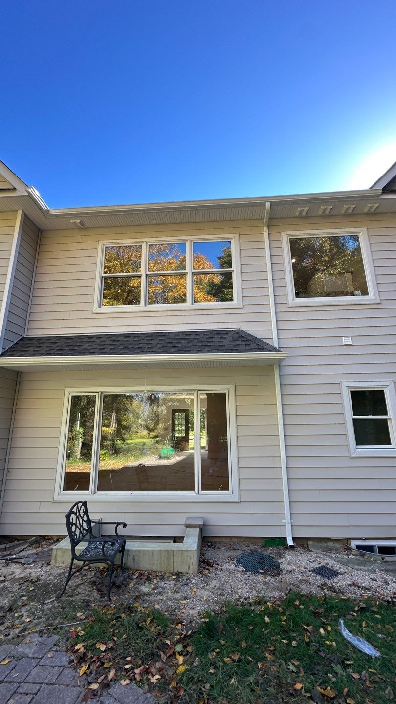 Full System Installation for Centerport  by Above All Gutters 