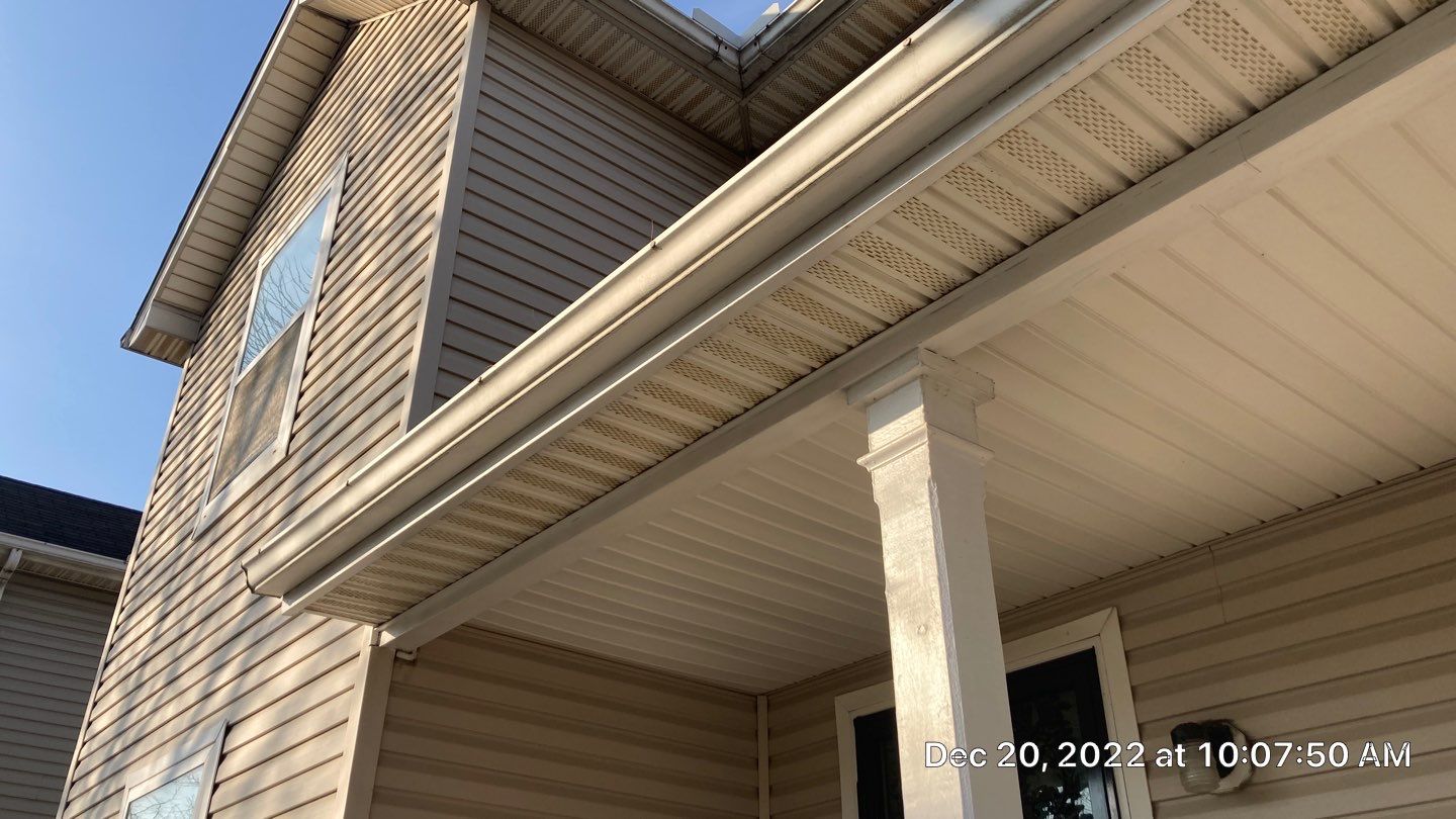 Wind damage to Siding: Insurance paid for full replacement of all siding by Absolute Roofing and Construction