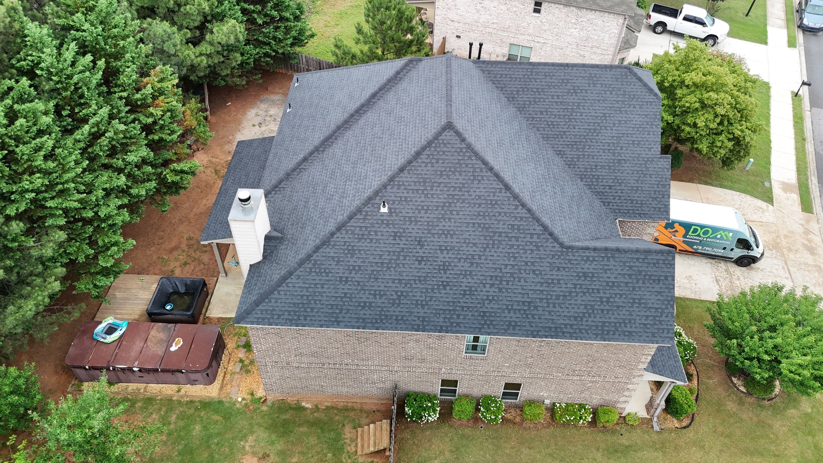 Brookridge Dr Flowery Branch Roof Replacement by Dom Roofing & Restoration