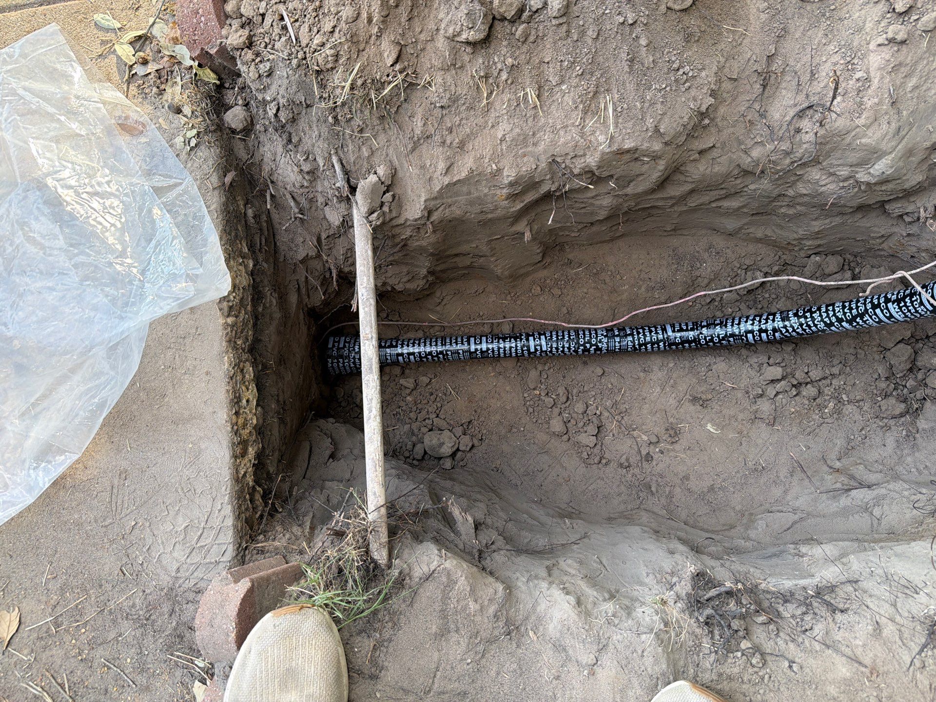 Exterior Gas Line Replacement and Pressure Test in Bryan by 4L Contracting LLC