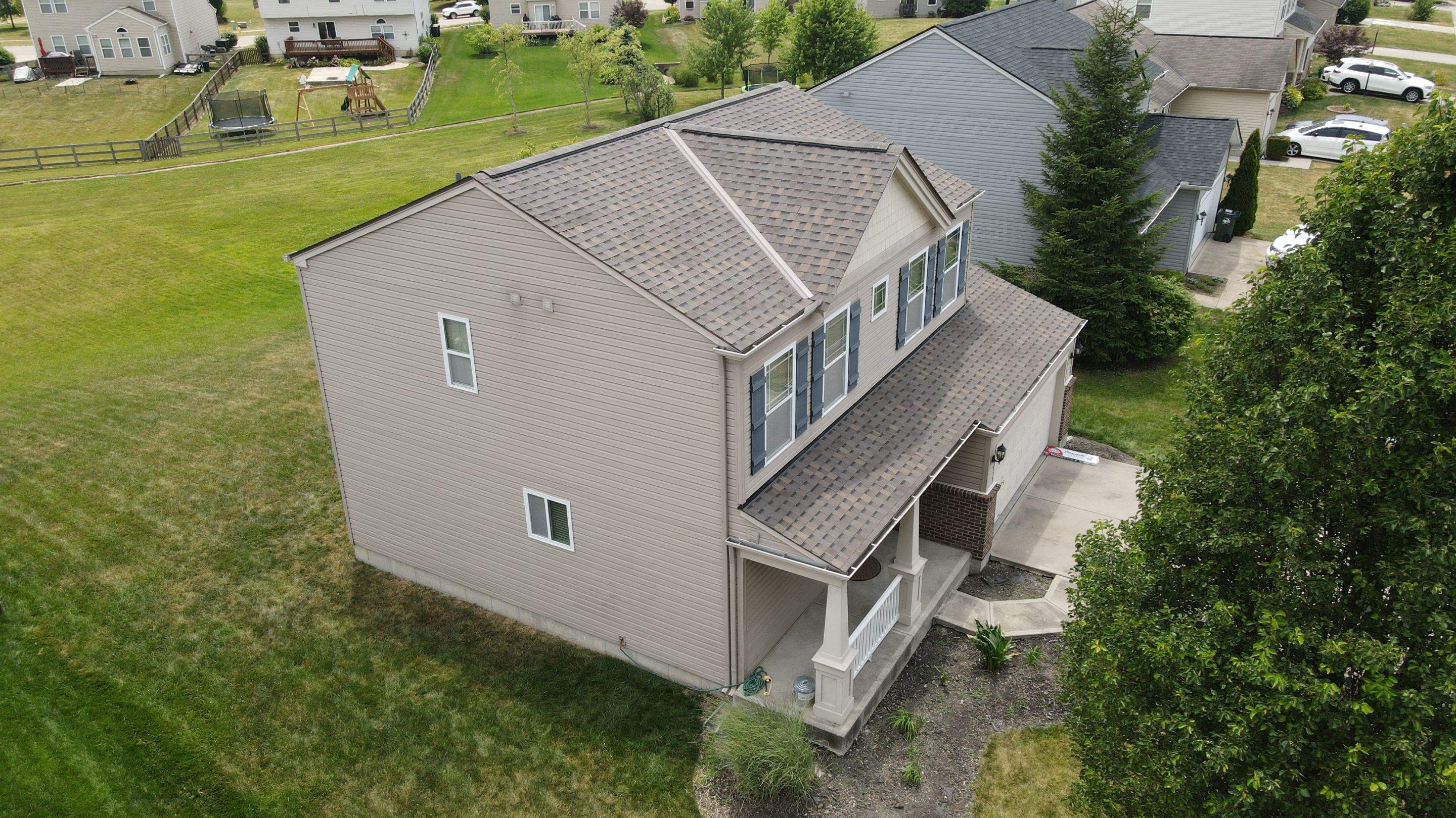 Roof paid for by insurance-Weathered Shadow by Tamlin Roofing