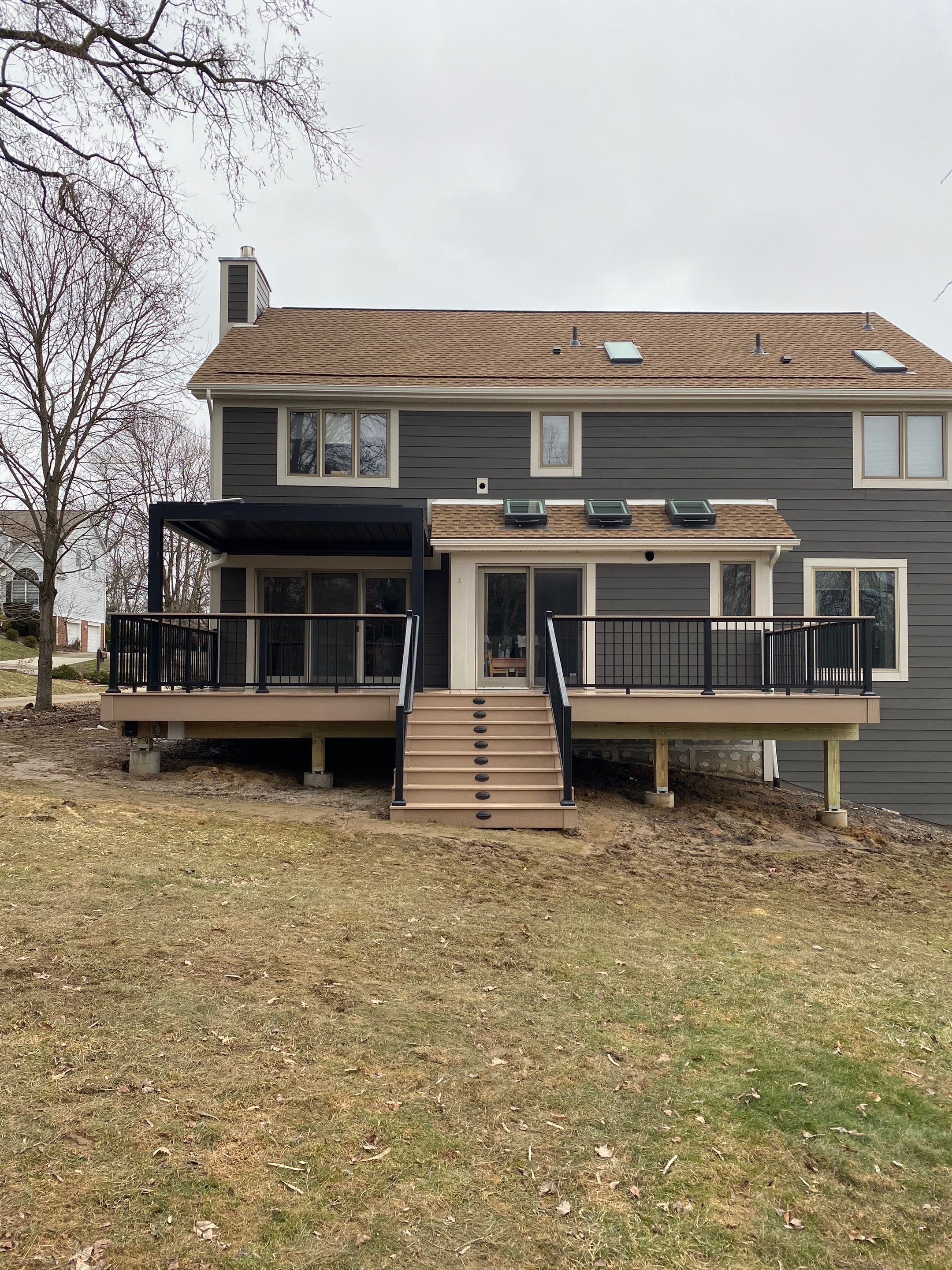 Full exterior remodel by Cousins Roofing Siding & Decks