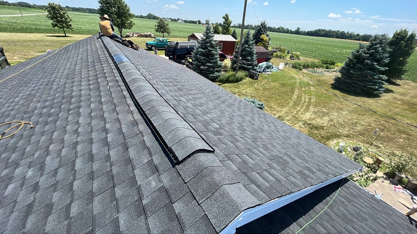 Residential Roofing Installation using GAF Timberline HDZ Charcoal by Nitro Roofing and Construction