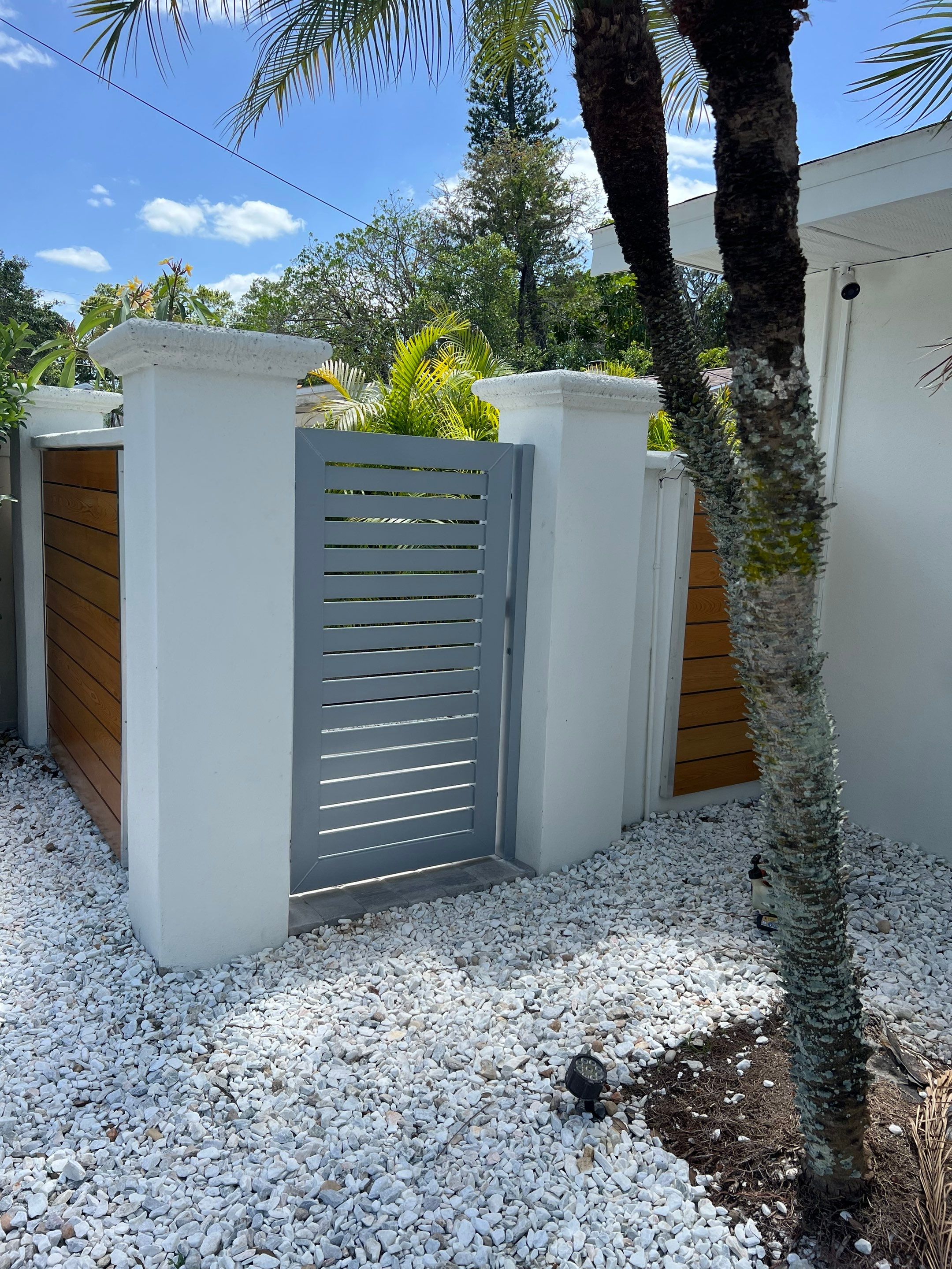 Sarasota, FL 6ft. Tall Custom Modern Aluminum Gates  by Asap fence and gates, LLC